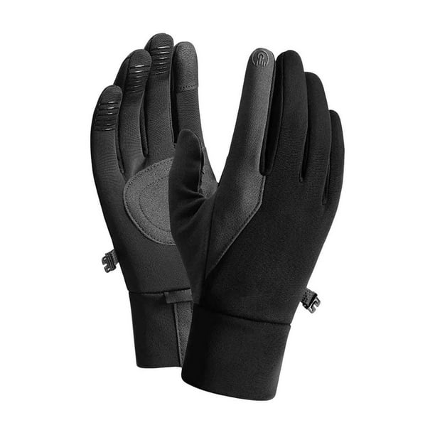 Puntoco Liquidación de suministros de cocina Guantes de ciclismo de invierno para hombres Guantes cálidos para deportes al aire libre a prueba de viento impermeables y de terciopelo Guantes de pan