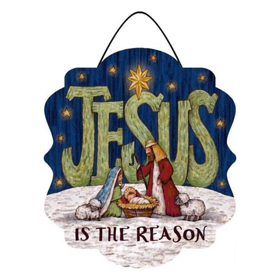 Custom Decor Hang Around - Jesus is the Reason