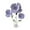 Purple, variant on HOMYL Wedding Giant Flowers for Decoration with Standing Base for Birthday Parties