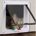thumbnail image 4 of Pets Landing Puerta con solapa para gatos Puerta magnética para mascotas para puertas interiores, ventanas, paredes, espacios para gatos, armarios y cajas de arena, 4 of 5