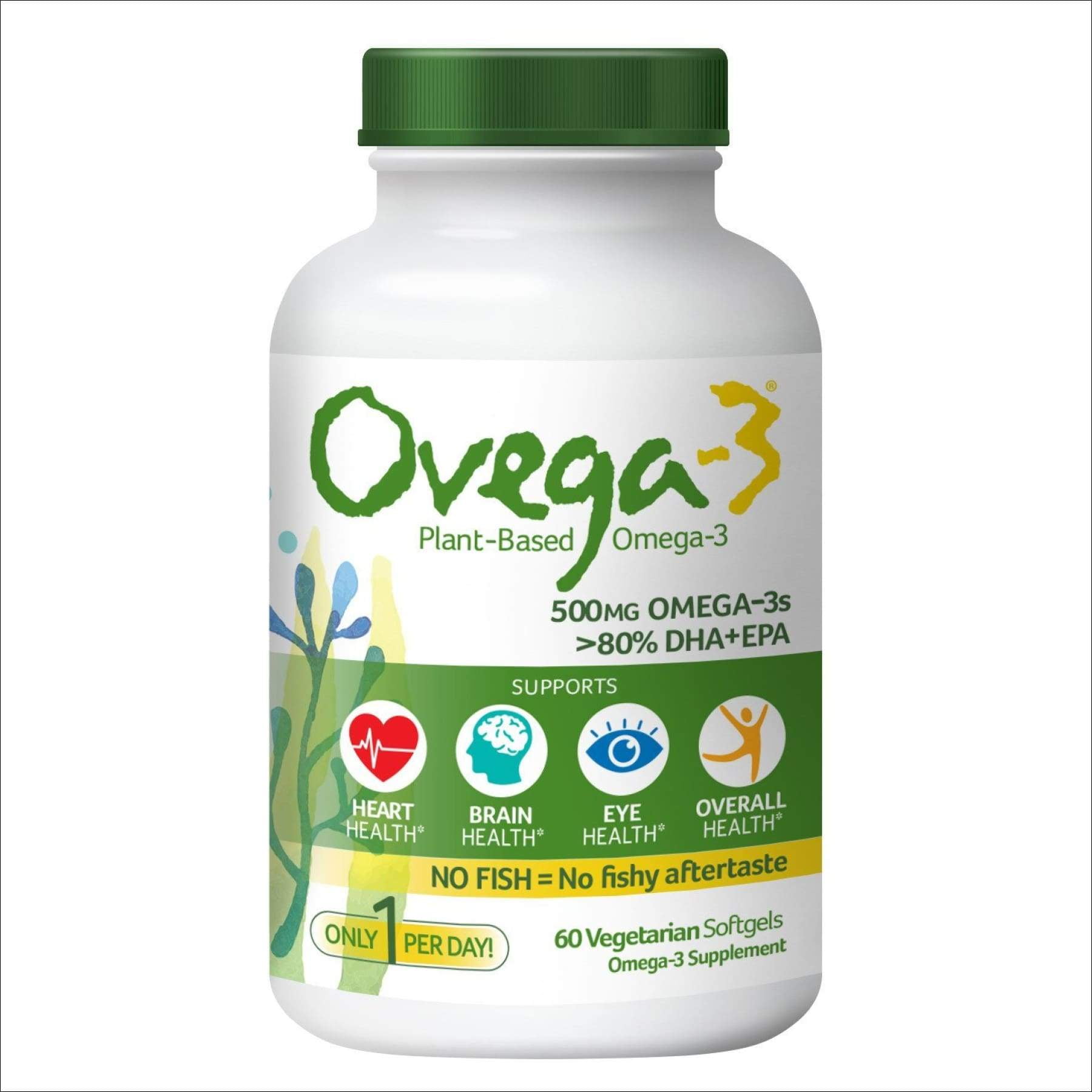 Ovega-3 Plant-Based Omega-3 Daily Dietary Supplement | 500 ... Ovega-3 Plant-Based Omega-3 Daily Dietary Supplement | 500 ...