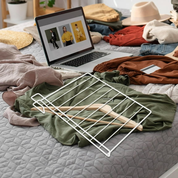 GOOHOCHY Closet Shelf Organizer for Clothes Metal Closet Shelf Dividers Wire Closet Separators for Wood Shelves Clothes Books Shelves