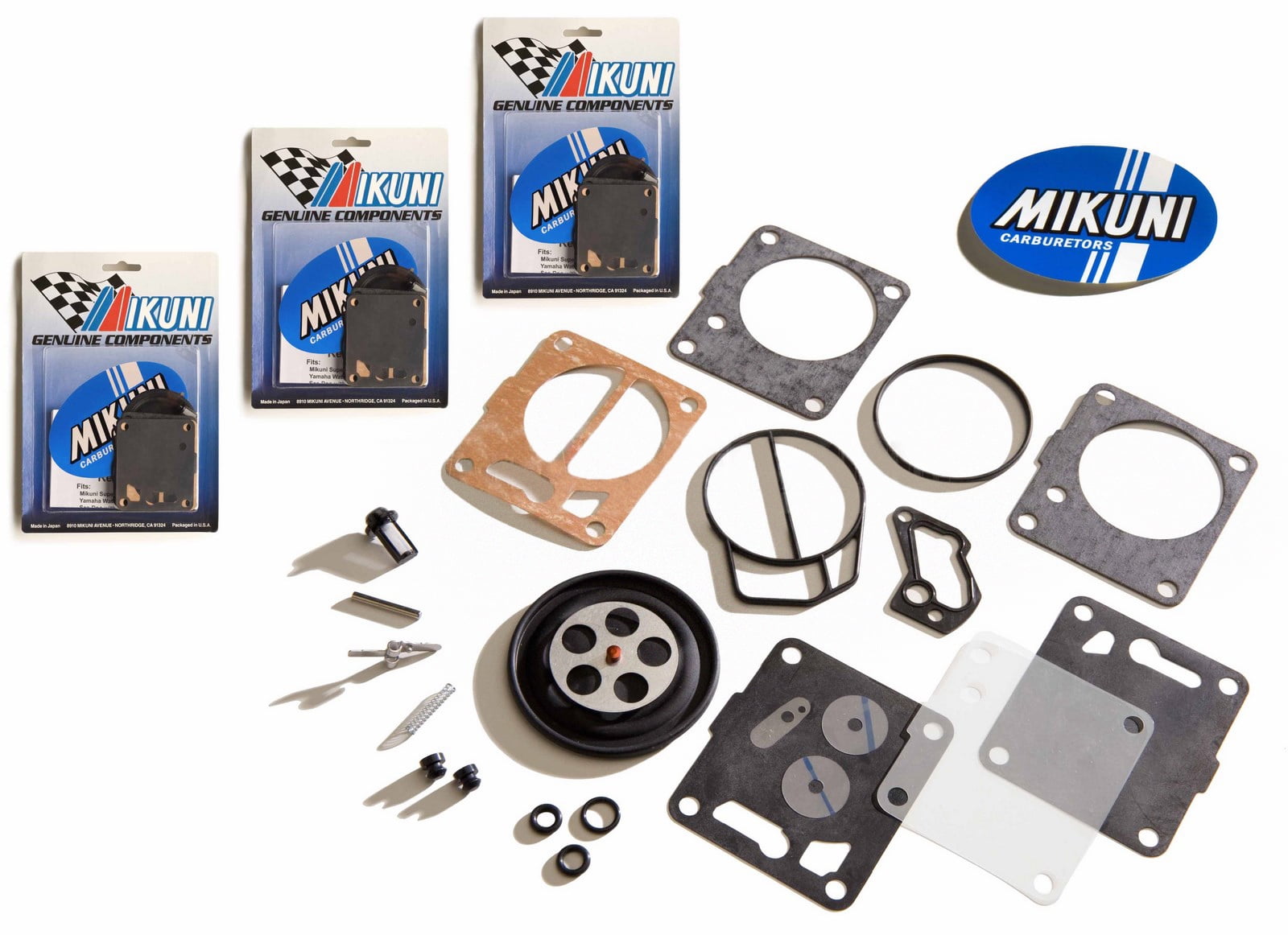 Genuine Mikuni Triple Carb Carburetor Rebuild Kit Yamaha SUV GP XL 1200