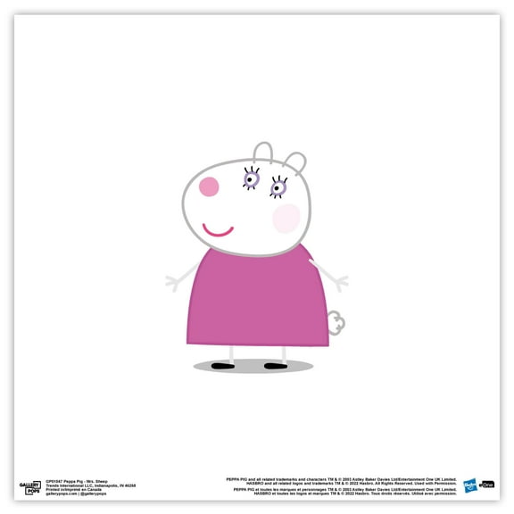 Gallery Pops Peppa Pig - Mrs. Sheep Wall Art