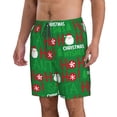 thumbnail image 2 of Balery Cute Santa Traje de Baño Estilo Hawaiano para Hombre, Shorts de Secado Rápido con Bolsillos-X-Large, 2 of 6