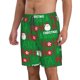 thumbnail image 2 of Fotbe Cute Santa Trajes de Baño Estampados para Hombre, Shorts de Verano de Secado Rápido, Ropa de Playa, Bañadores-3X-Large, 2 of 6