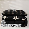 thumbnail image 5 of Manfei Farmhouse Camouflage Twin Comforter Sets, Vintage Camo Bedding Set, Urban Gray, Black Reversible, 2-Piece, 1 Comforter and 1 Pillowcase, 5 of 7