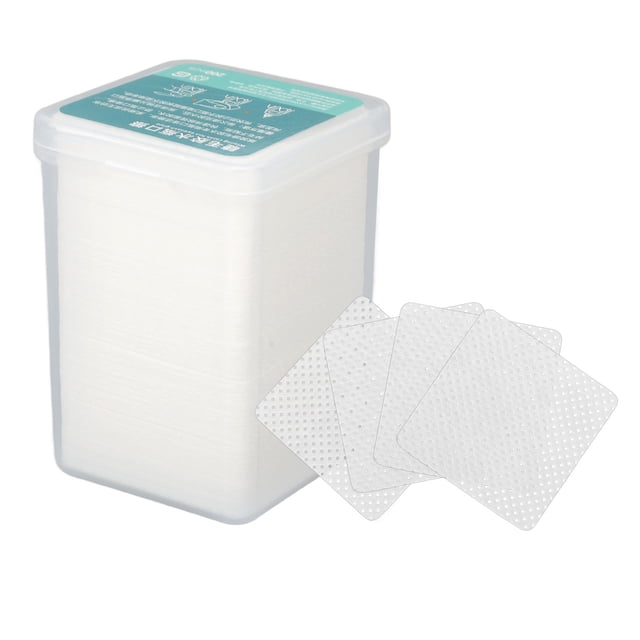 200 discos de algodón para limpiar pegamento, con gran absorción de agua, antiestáticos, para superficies suaves, para extensiones de pestañas, para el hogar.