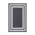 thumbnail image 1 of Reversible Waterproof Outdoor Rug, Plastic Straw Patio Mat Lightweight Portable Large Area Carpet, Modern Geometric Design, Multiple Sizes and Colors, 1 of 9