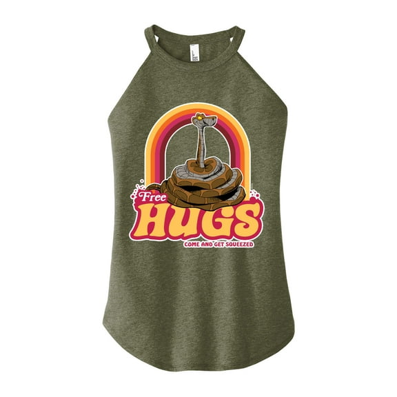 The Jungle Book - Free Hugs - Juniors High Neck Tank Top
