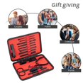 thumbnail image 4 of [Gift for Father/Man] Fofosbeauty 15PCS Manicure Kit Stainless Steel Nails Clipper Set with Storage Case, Black, 4 of 8