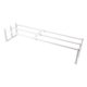 thumbnail image 4 of Toallero de pared para baño, soporte de toalla enrollado de aleación de aluminio de 3 barras montado en la pared para toallas enrolladas, blanco, 4 of 8