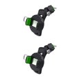 thumbnail image 4 of Kenally Soporte para teléfono inteligente para coche de 4-6 pulgadas, soporte portátil, soporte Universal para automóvil ABS, suministro para viaje en Verde Salida de aire 2piezas Kenally CBP284690, 4 of 5