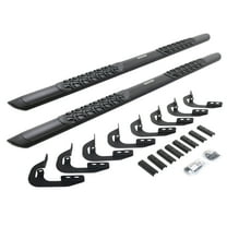 Go Rhino V3405880T V-Series V3 Aluminum Side Steps and Mounting Brackets Kit - Textured Black For 14-19 GMC, Chevrolet Fits select: 2014-2019 CHEVROLET SILVERADO, 2014-2019 GMC SIERRA
