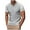 Gray, variant on Maean Mens Short Sleeve Shirts Casual Classic Button Basic Pullover Tee Lightweight Stretch T Shirts
