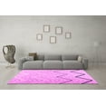 thumbnail image 3 of Ahgly Company Indoor Rectangle Abstract Pink Contemporary Area Rugs, 2' x 4', 3 of 4