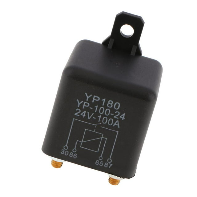Bloque De Retransmisión Arrancador Arranques Coche Automotriz Accesorios Electrónicos 24V 100A Sunnimix Relé automotriz
