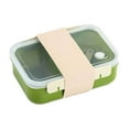 thumbnail image 2 of HOZVOMI Portable Compartmentalised Lunch Box with Leak-Proof Lid, Plastic Food Storage Container for Lunch/Fruit/Prep, 22.5x16x7cm (1PC), 2 of 6