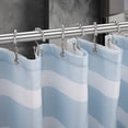thumbnail image 5 of Juego de 12 ganchos para cortinas de baño correderas dobles en metal antioxidante TUNC Sencillez, 5 of 5