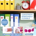 thumbnail image 3 of Uxcell Colored Dot Stickers, Color Coding Labels Blank Circle Stickers Adhesive Round Price Stickers Fluorescent Pink 1/2", 3 of 7