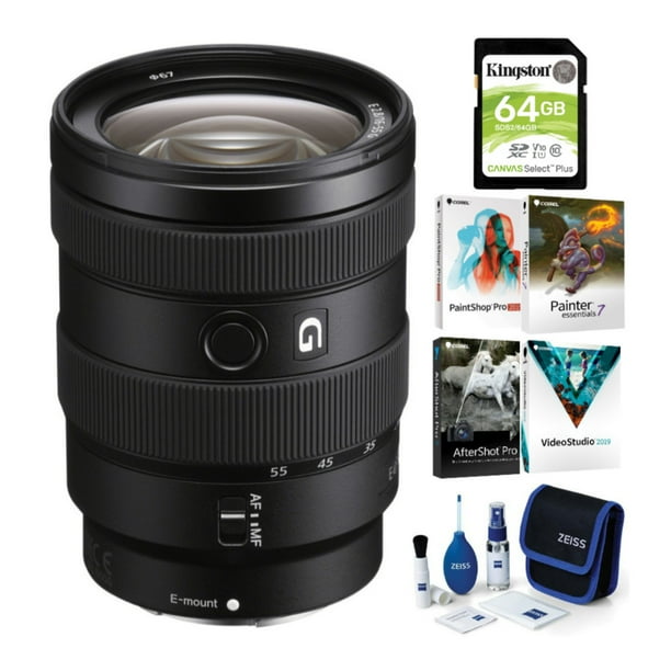Sony E 16 55mm F 2 8 G Lens With Software Suite And Accessory Bundle Walmart Com Walmart Com Sony E 16 55mm F 2 8 G Lens With Software Suite And Accessory Bundle Walmart Com Walmart Com