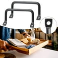 thumbnail image 2 of Timeless Beauty Of Black Cabinet Hardware Perfect For Serving Trays And Closets 2Pcs Cutting Board Cabinet Hardware Handle Pull, 2 of 9