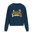 thumbnail image 3 of Styesk Chemises pour Hommes Chandail en Molleton Imprimé Année 2025 Chandail Col Rond Manches Longues Exercice Sans Chapeau Chandail à Capuchon, 3 of 4