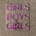 thumbnail image 5 of Handmadetneonsign Girls Boys Girls Neon Sign, Quote Wall Art Decor, Bar Club Wall Decor, 5 of 5