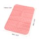 thumbnail image 2 of Alfombrilla de ducha Unique Bargains 34.6' x 22.8' PVC Antideslizante Rectángulo con Drenaje Agujeros Ventosas Rosa, 2 of 6