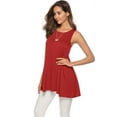 thumbnail image 4 of CEASIKERY Women's Sleeveless Tunics Women Flowy Tunic Tank Tops for Leggings, 4 of 6