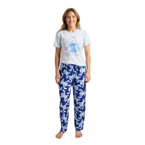 Lilo & Stitch Beachy Character Art Women's 2-Pack Pajama Set-XXL