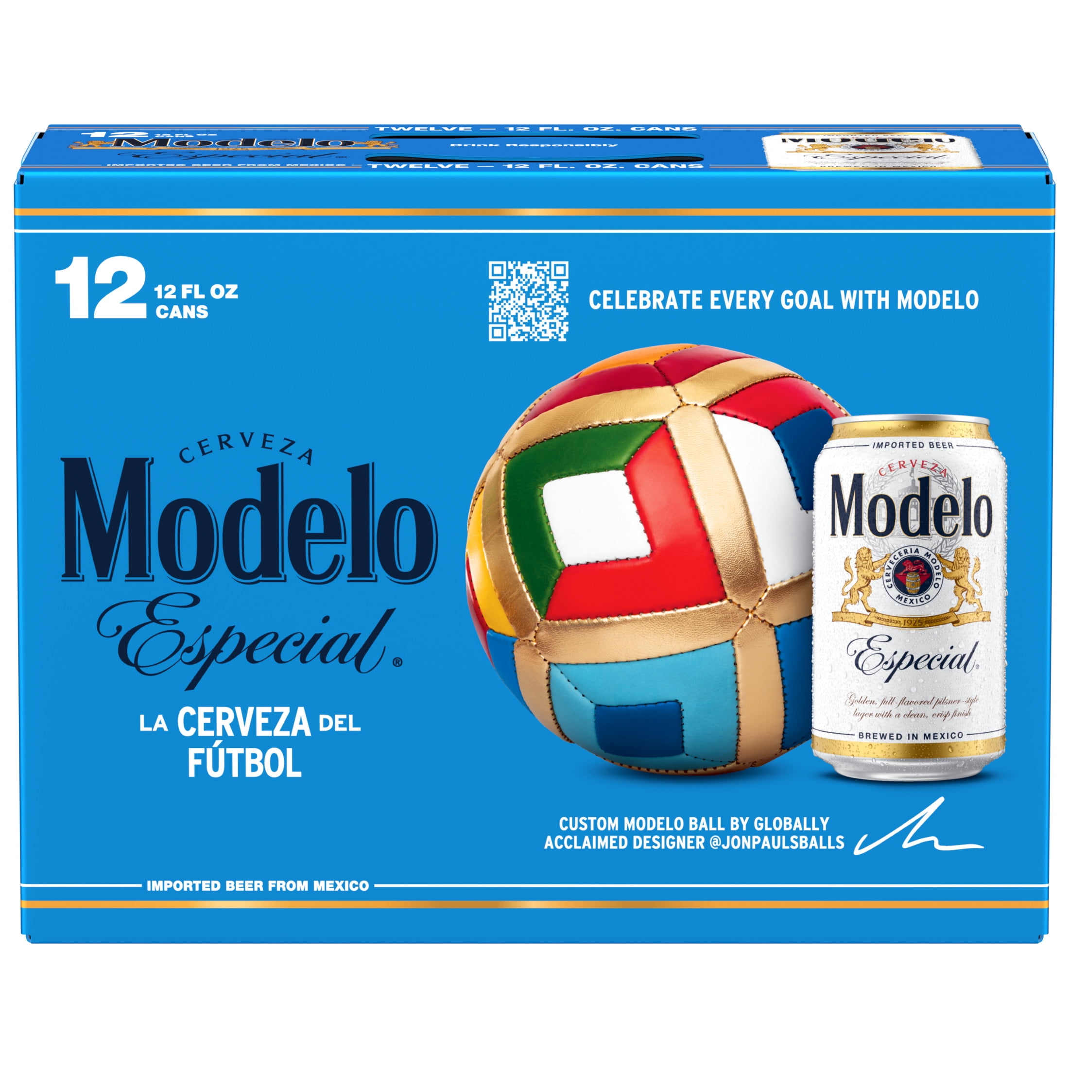 Modelo Especial Mexican Lager Import Beer, 12 pack 12 fl. oz. Cans, 4.4% ABV