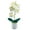 White, variant on Farfi Elegant Artificial Bonsai Easy Care 5 Heads Beautiful Artificial Orchid Flowers Party Supplies (White)