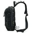 thumbnail image 2 of Tactical Messenger Bag Functional Shoulder Bag Multifunctional Mountaineering Travel Hiking,Dark Green, 2 of 2