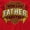 Red, variant on Worlds Greatest Father Trophy Dad Men's Graphic T Shirt Tees Brisco Brands S