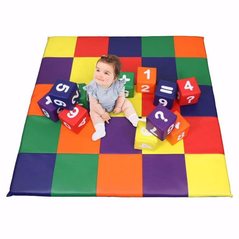 Dream Tree Kids Soft Foam Play Mat Patchwork Walmart