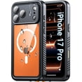 thumbnail image 1 of Funda resistente impermeable Oterkin para iPhone 17 Pro con protector de pantalla, 1 of 7