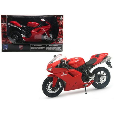 Ducati 1198 Red Motorcycle 1/12 Diecast Model by New