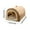 Brown 3XL, variant on XGFHYJEH Calming Bed Dogs, Donut Dog Beds, Pet Beds for Small Dogs Clearance, Cozy Cuddler Dog Bed Small, Round Winter Warm Sleeping Mattress Long Plush Soft Pet Bed