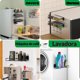 thumbnail image 4 of 2 Piezas Estante Organizador Magnético para Especias, Especiero para Cocina, 5 Ganchos Extraíble, Organizador de Cocina con Iman para Refrigerador, Lavadoras, Repisas para Cocina (Negro), 4 of 4