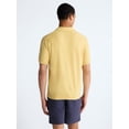 thumbnail image 4 of Free Assembly Men's Textured Polo Sweater with Short Sleeves, Sizes S-3XL, 4 of 7