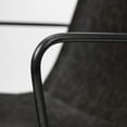 thumbnail image 3 of Black Faux Leather with Seat Black Iron Frame Dining Chair, 3 of 3