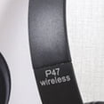 thumbnail image 3 of Auriculares Bluetooth plegables con graves potentes, ergonómicos, inalámbricos, deportivos, para estudiantes, adultos, hogar, oficina, escuela, color negro, 3 of 6