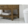 thumbnail image 5 of Elegant Decor Clement 42" Aluminum MDF Single Bathroom Vanity in Driftwood, 5 of 8
