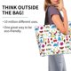 thumbnail image 2 of Balery Summer Bolsa Tote Estilo Estético con Cremalleras, Bolsa de Hombro, Bolsa de Compras Grande y Plegable, 2 of 8