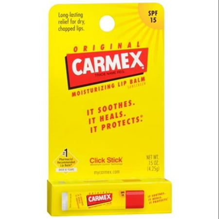 Carmex Cliquez-Stick Baume Hydratant SPF 15 Original 0,15 oz (pack de 2)