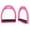 Hot Pink, variant on Horse Saddle English 4-1/2" Wide Composite Lightweight Stirrups Green 51113GR