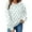 White2, variant on Zedker St Patricks Day Shirt for Women 2026 Casual Plus Size 3/4 Sleeve Irish Clover Shirts Funny Saint Patrick's Day Tunic Tops