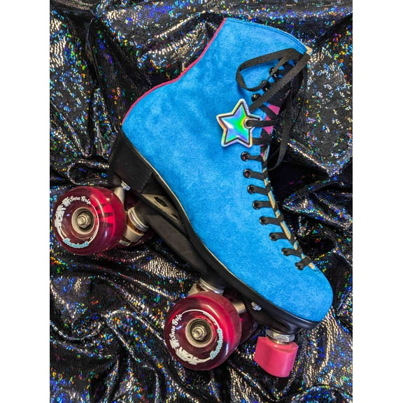 Holo Star Skate Shoe Lace Patch Set