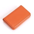 thumbnail image 5 of Estuche para tarjetas de visita de cuero con diseño de lichi y prepucio completo, de gran capacidad, con imán, para regalo, pequeño, 5 of 5